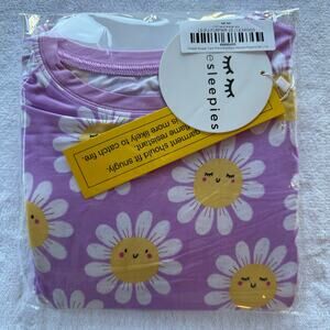 NEW Little Sleepies Flower Power Size 7/8